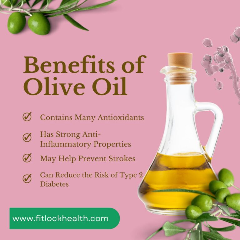 The Most Popular Health benefits of olive oil - Fit Lock Health